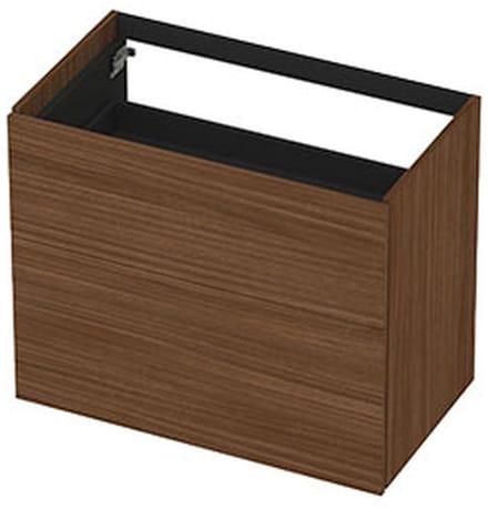INK - Onderkast 2 Laden Push To Open Decor - 800x450x650 Mm - Warm Walnoot