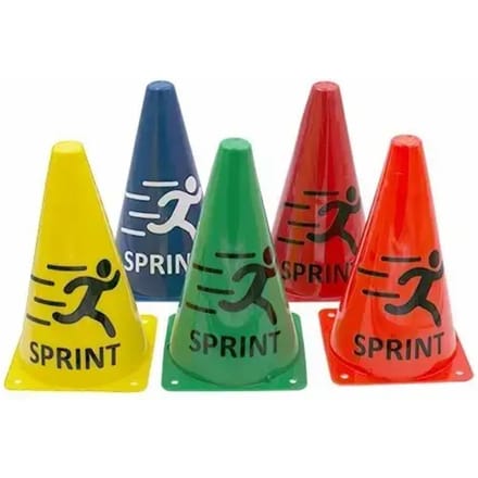 Marker Cone Training Sprint Naranja Fluor 23 Cm