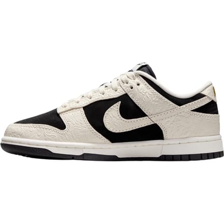 Nike Dunk Low Embossed Zwart Zeil Dames Sneakers Wit Metaal-Goud IF3944-001 36 beige