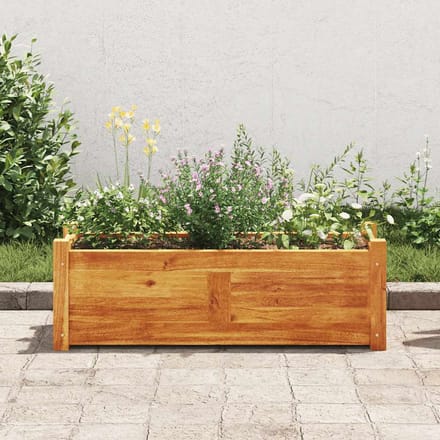 vidaXL - Plantenbak - verhoogd - 76x27,6x25 - cm - acaciahout