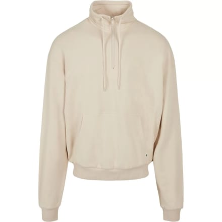 Urban Classics - Organic Drawstring Troyer Sweater/trui - L - Groen