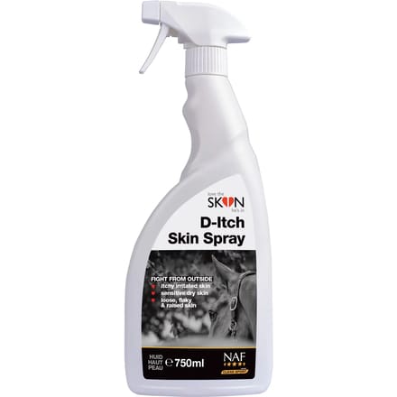 Kalmerende en rustgevende spray voor de paardenhuid NAF Ltshi