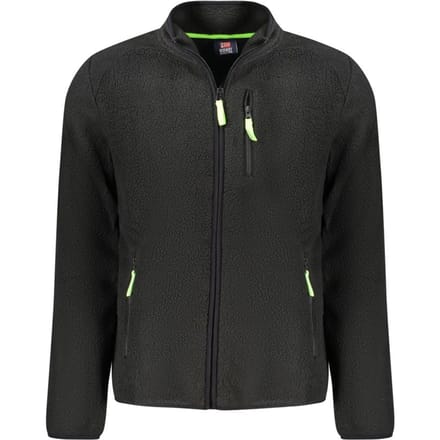 Noorwegen 1963 Zwarte Polyester Heren Sweatshirt