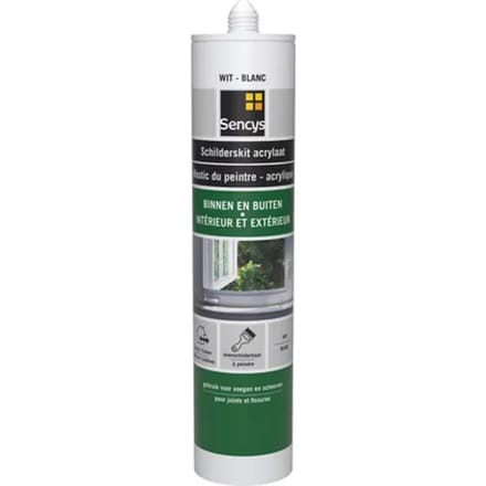 Sencys Schilderskit Voor Buiten Wit 310ml