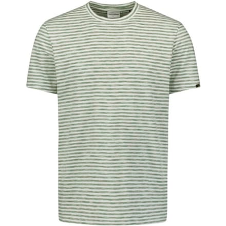 No Excess T-shirt Crewneck Multi Coloured Melange Stripes Green Maat: XXL | Basic T-Shirts Outlet | Heren | Groen