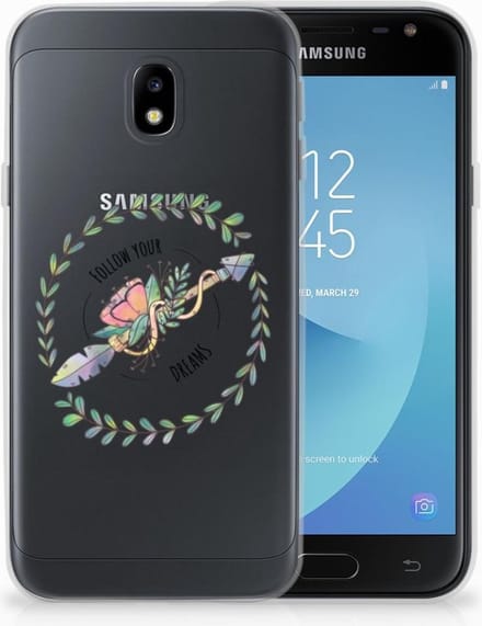 Samsung Galaxy J3 2017 Telefoonhoesje met Naam Boho Dreams
