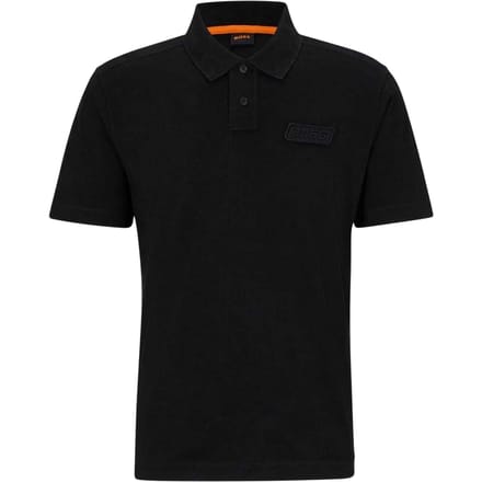 Boss Heren Regular Poloshirt (Zwart)