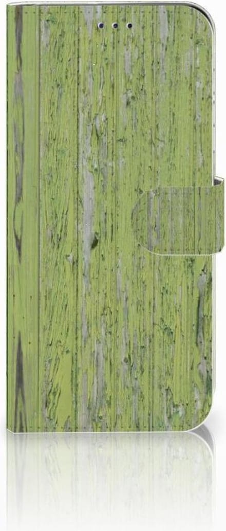 Samsung Galaxy A50 Book Style Case Green Wood
