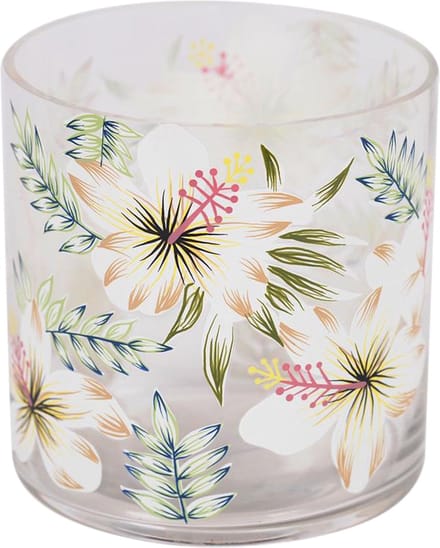 Rasteli Theelichthouder Glas Multicolour D 15 cm H 15 cm