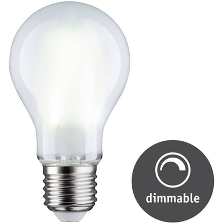 Filament 230 V LED-gloeilamp E27 1055lm 9W 6500K dimbaar Mat