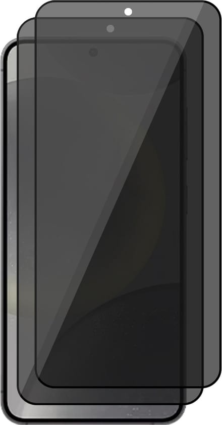 Privacy Screenprotector geschikt voor Samsung Galaxy S24 - 2x Volledig Dekkend Glas Screen Protector