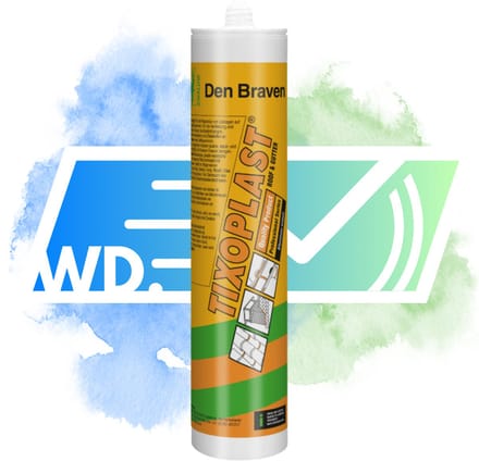 Zwaluw Den Braven 10121601 Tixoplast Dakkit - Zwart - 310ml