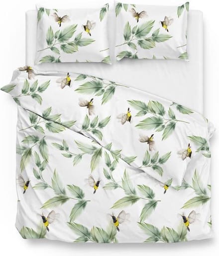 ZoHome Payne Dekbedovertrek - Litsjumeaux - 240x200/220 cm - Green