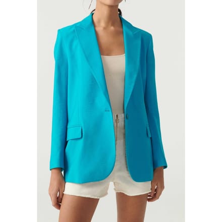 BA&SH Veste Heroes Turquoise Taglia: L | Blazers Outlet | Donna | Ciano