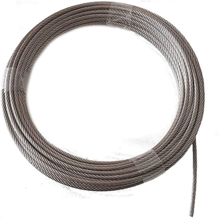 Draadkabel 4 mm 20 meter roestvrij staal