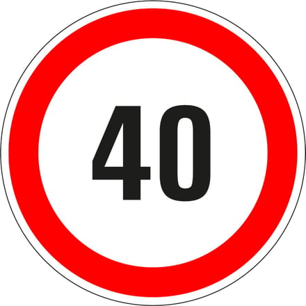 40 bord - kunststof 150 mm