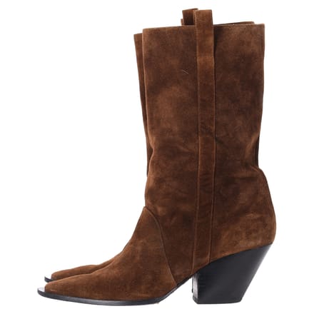 Zimmermann Texano Cowboylaarzen in Bruin Suède