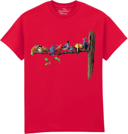 Vogels Birds The Coloured House T-shirt M