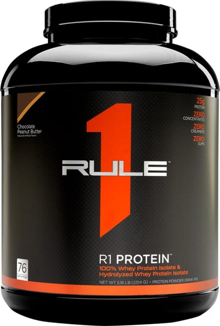Rule1 R1 Protein Whey Isolate (5lbs) Chocolate Peanut Butter - Eiwitten - Wei-eiwit isolaat