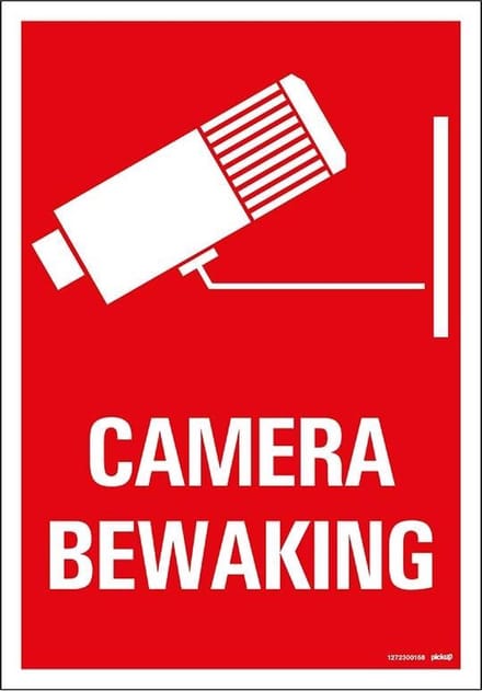 Pickup bord 23x33 cm Combinatie - Camerabewaking