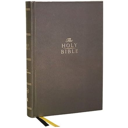 Kjv Holy Bible With Apocrypha And 73,000 Center-Column Cross References, Hardcover, - Thomas Nelson