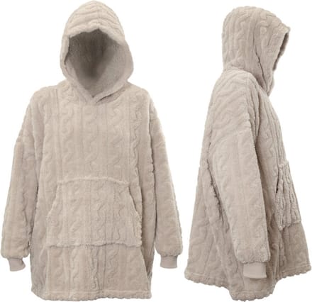 Unique Living - Hoodie Pleun - 70x50cm - Chateau Grey