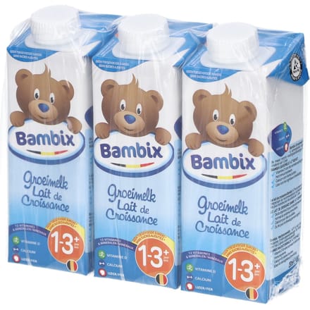Bambix Groeimelk Natuur 1-3+ jaar 3x250 Voeding