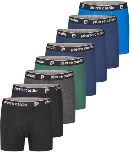 Pierre Cardin Heren Boxershorts 8 Pack Basic Trunks Veelkleurig 5XL Heren ondergoed - Labelvrije Comfort