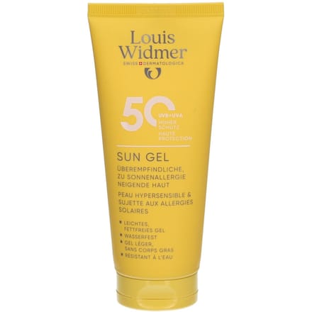 Louis Widmer Sun Gel SPF50 Licht Geparfumeerd 100 Zonnegel