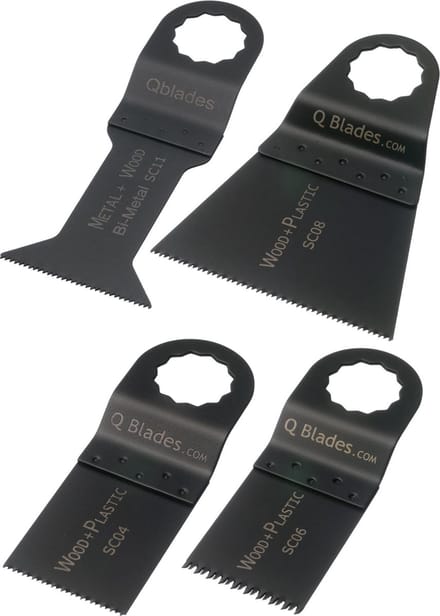 Q Blades Zaagbladset SC92 tbv hout en metaal