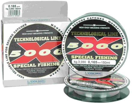 Colmic X-5000 Monofilament 600 M Transparant 0.200 mm