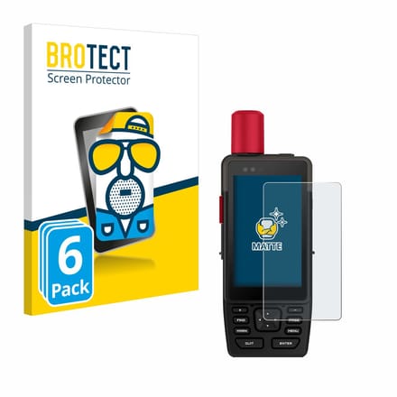 BROTECT - Screenprotector voor Garmin GPSMAP H1i Plus - Folie Beschermfolie matte 6 Stuks
