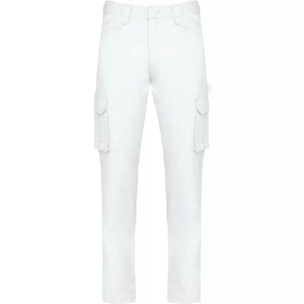 WK. Designed To Work Ecologische herencargobroek WK703 - White - 4XL