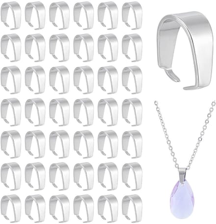 Dailygoods - Set van 200 RVS Snap-On Bails voor Sieraden