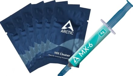 ARCTIC MX-6 - Koelpasta - 4 g - MX-6 + 6pcs MX Cleaner