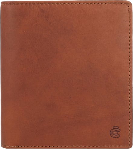 Esquire Leren Portemonnee Dallas Wallet CARDS Brown Bruine
