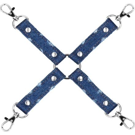Ouch Denim Hogtie - Ruwe denimstijl - Blauw