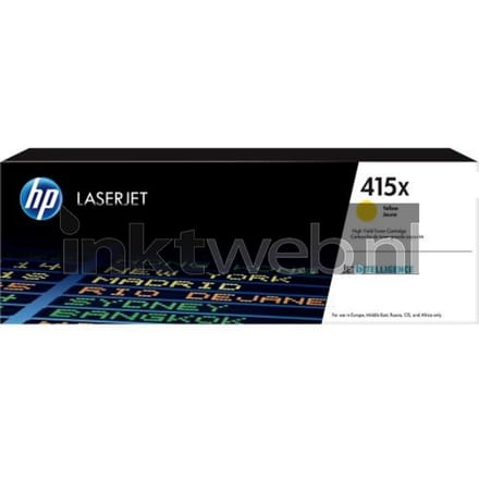HP 415X geel (Origineel Hoge Capaciteit)