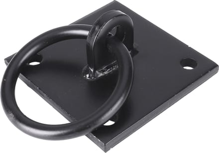 Wovar Aanlegring Zwart 100 x 100 mm | Per Stuk