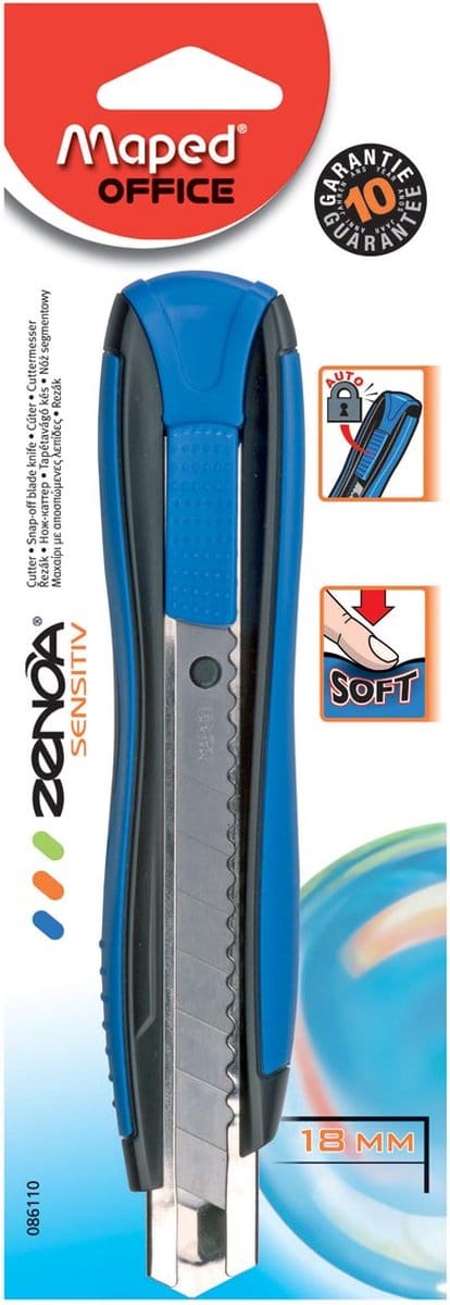Maped cutter Zenoa Sensitiv mes van 18 mm