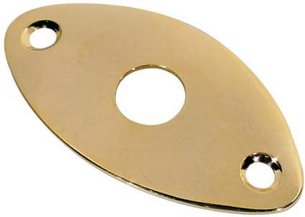 Boston JP-3-G Jack Plate - Voetbalvorm, Gouden Slanted Metaal
