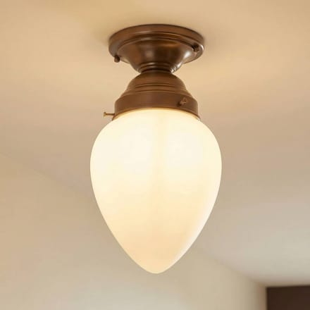 Berliner Messinglampen Bill - een plafondlamp made in Germany
