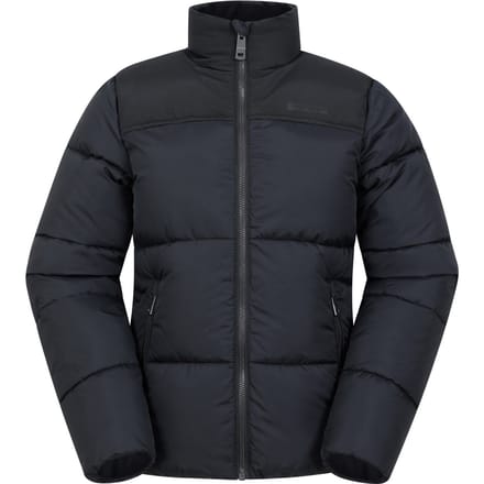 Mountain Warehouse Waterafstotende gewatteerde jas voor kinderen/Kinderspanning (Zwart)