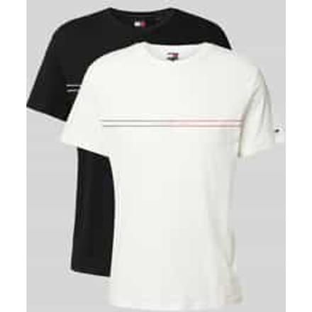 T-shirt met labelprint