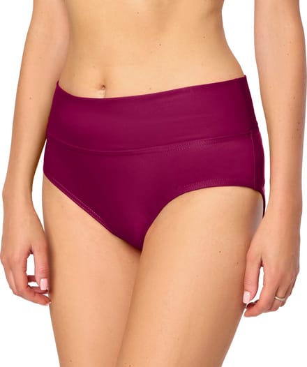 Bellivalini Dames Zwembroek - Bikinibroekje - Elastische tailleband - Polyamide & Elastaan – Zwart – 4XL - BLV-VR-Brief-5