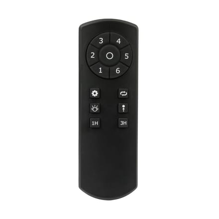 CasaFan Plafondventilator Eco Interior, chroom, hout, DC-motor, Ø 140 cm