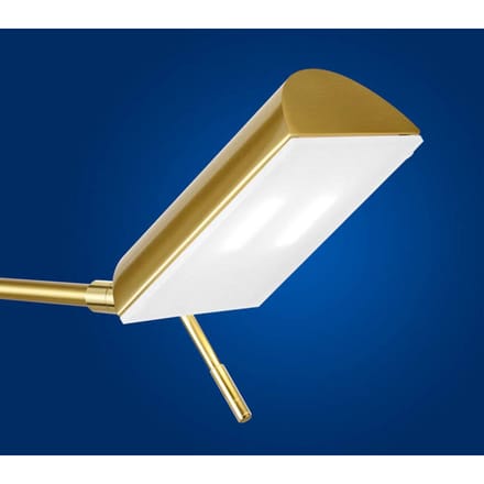 HELL LED tafellamp Graz, messing