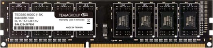 Team Group Elite 8GB DDR3 1600MHz (1 x 8 GB)