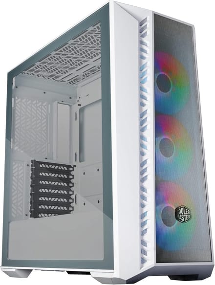 PC Behuizing - Mid Tower Chassis - Componenten Beschermen - Mesh Voorpaneel - E-ATX ATX - Wit