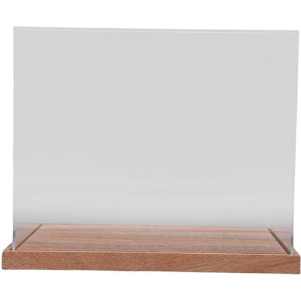 Acryl Helm Display Vitrine met Houten Basis Stofdichte Helm Vitrine voor Souvenirs Verzamelingen white